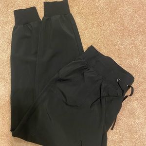 black jogger pants
